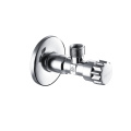 Taizhou  chrome toilet two-way brass angle valve good quality  for bathroom  washing machine angle valve